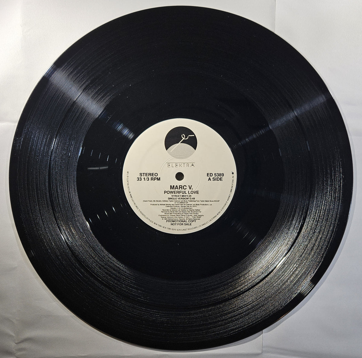 Marc V. - Powerful Love [1989 Promo] [Used Vinyl Record 12" Single]