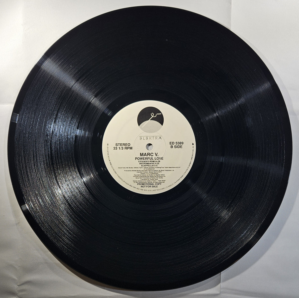 Marc V. - Powerful Love [1989 Promo] [Used Vinyl Record 12" Single]