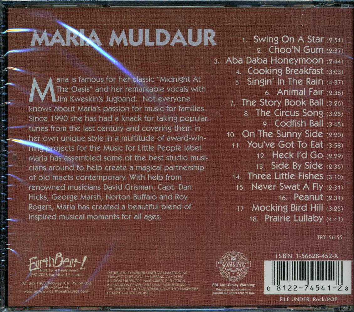 Maria Muldaur - Songs for the Young at Heart [2006 Compilation] [New CD]