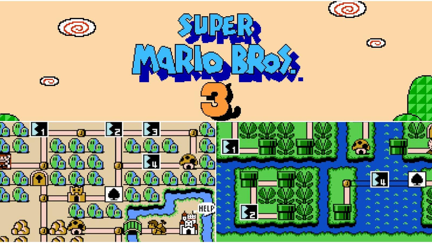 Super Mario Bros 3 NES Game Nintendo Entertainment System 1990