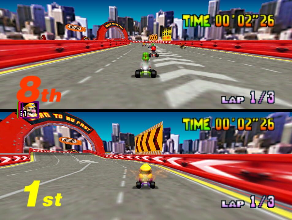 Mario Kart 64: Amped Up N64 Nintendo 64 Video Game Cartridge ROM Hack