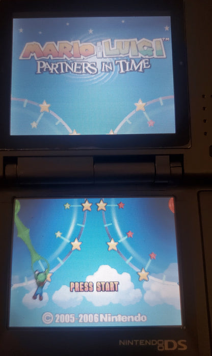 Mario and Luigi Partners in Time NDS Video Game Nintendo DS 2005