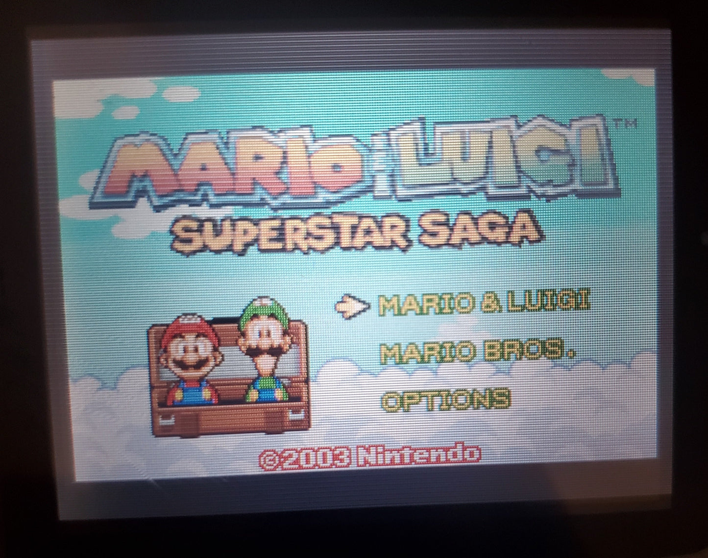 Mario and Luigi Superstar Saga GBA Video Game Boy Advance 2003
