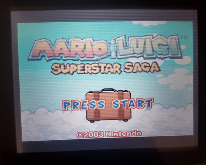 Mario and Luigi Superstar Saga GBA Video Game Boy Advance 2003