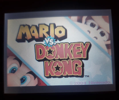 Mario vs Donkey Kong GBA Video Game Boy Advance 2004