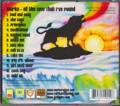 Marko - All the Love I've Found [2009 New CD]