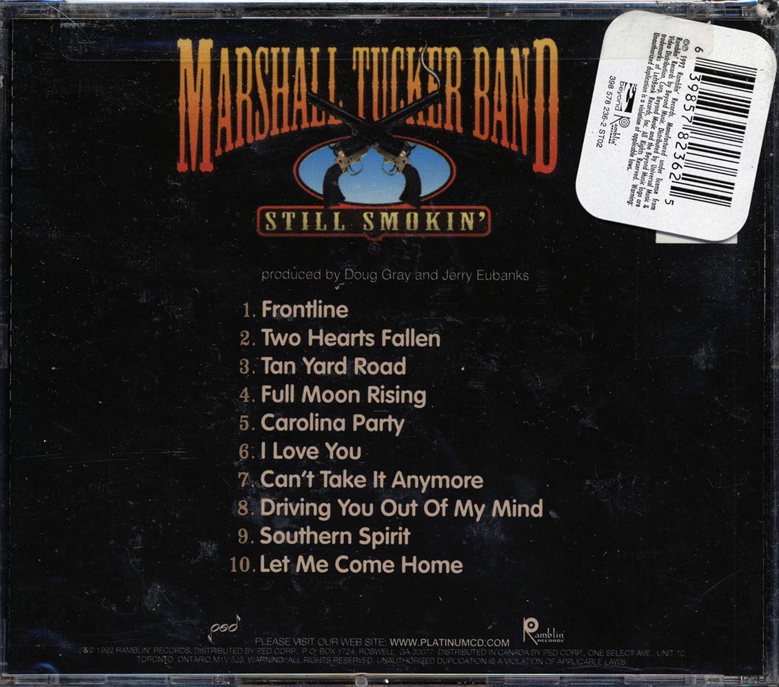 The Marshall Tucker Band - Still Smokin' [1992 New CD]