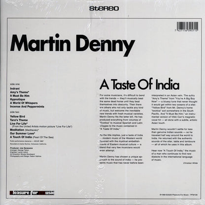 Martin Denny - A Taste of India [2020 Reissue] [New Vinyl Record LP]
