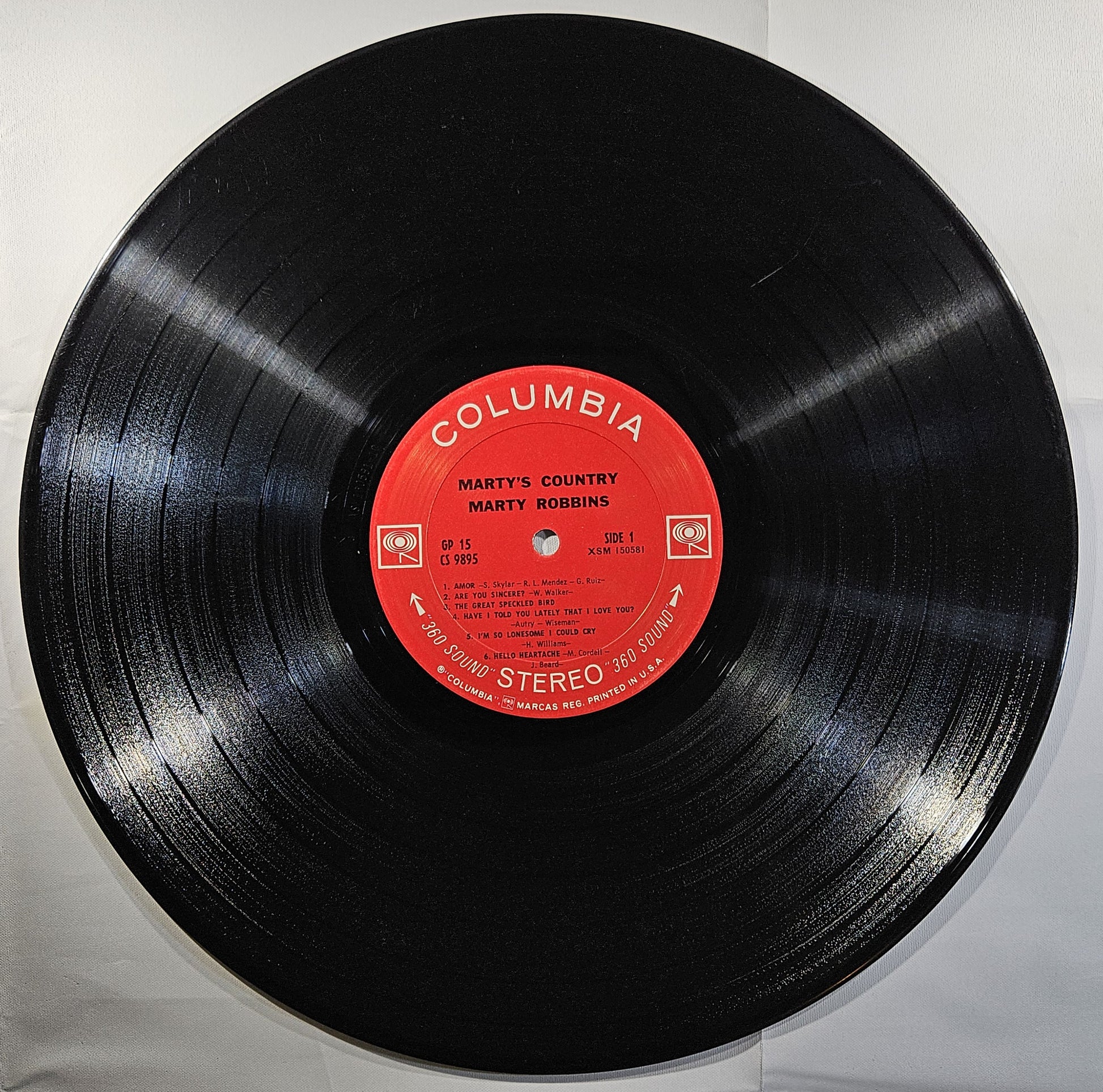 Marty Robbins - Marty's Country [1969 Compilation Santa Maria Press] [Used Double Vinyl Record LP]