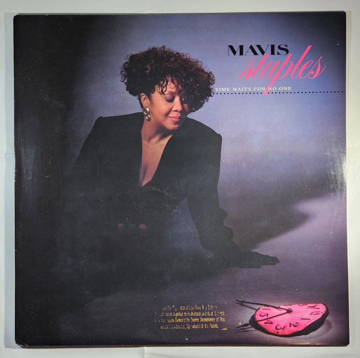 Mavis Staples - Time Waits for No One [1989 Promo] [Used Vinyl Record LP]