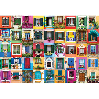 Mediterranean Windows 2000 Piece Jigsaw Puzzle Eurographics