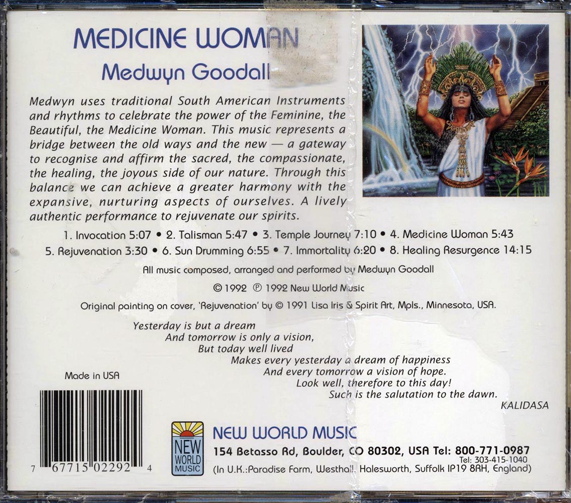 Medwyn Goodall - Medicine Woman [Reissue] [New CD]