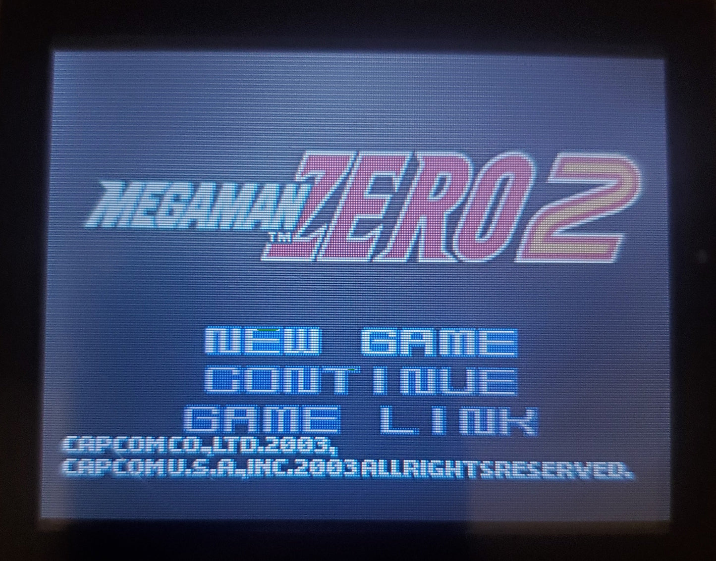 Mega Man Zero 2 GBA Video Game Cartridge Game Boy Advance 2003