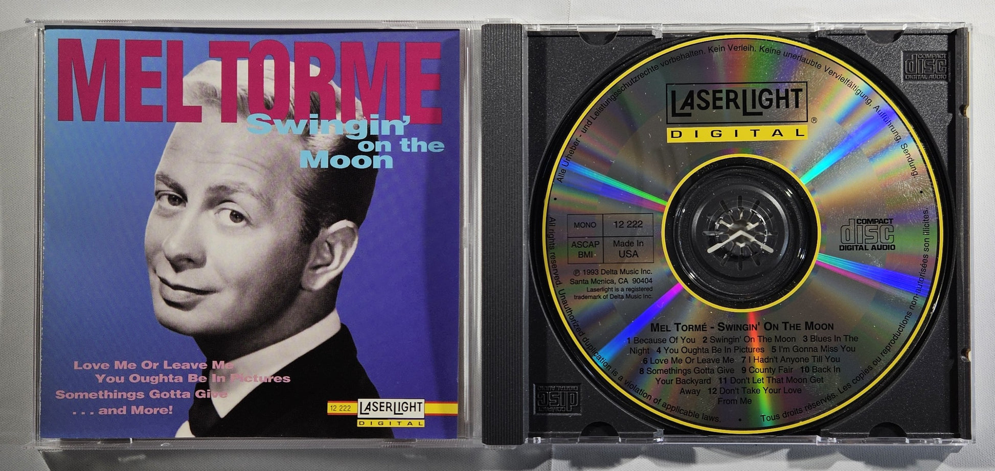 Mel Torme - Swingin' on the Moon [1993 Compilation Mono] [Used CD]