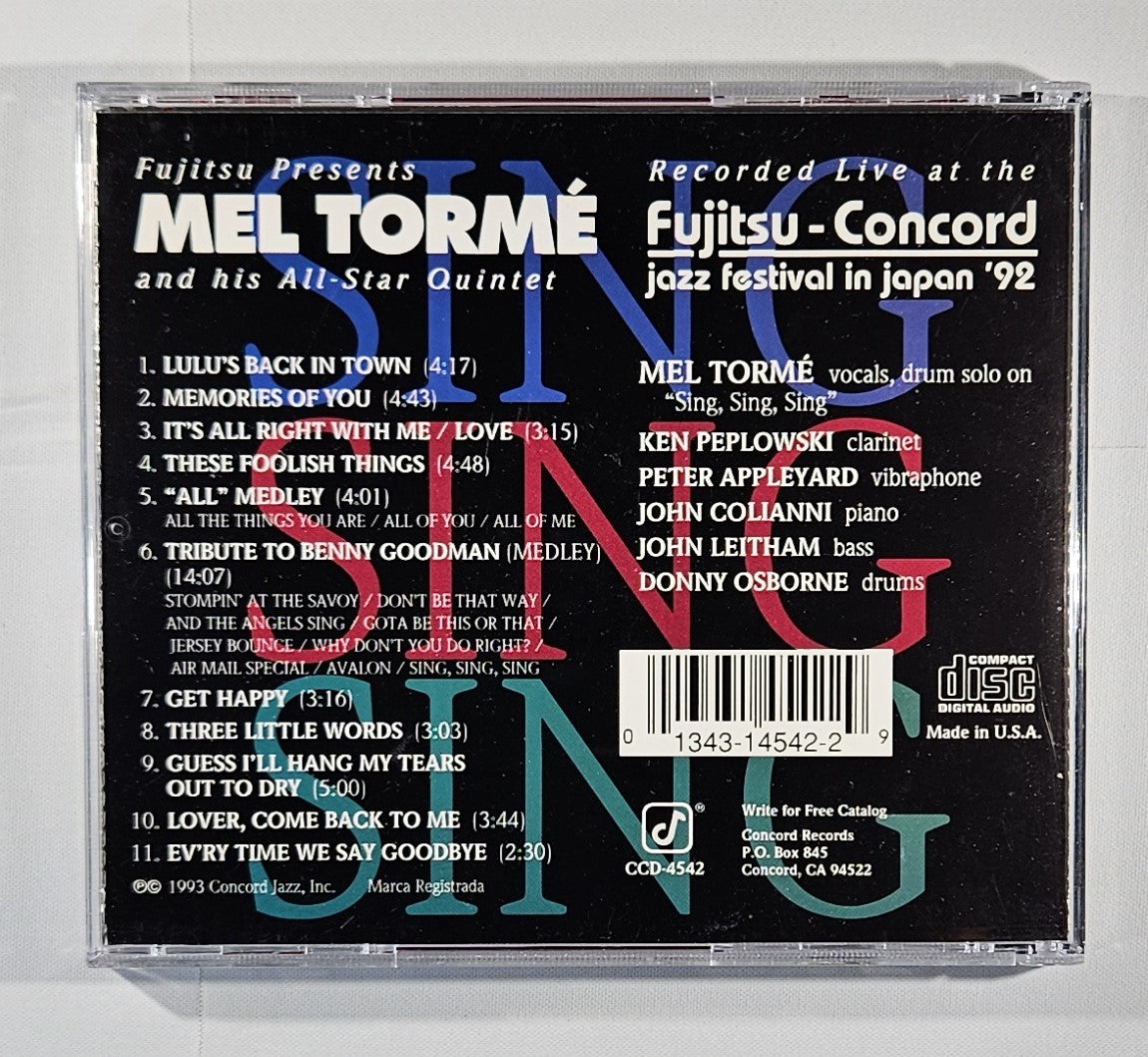 Mel Torme and His All-Star Quintet - Sing, Sing, Sing [1993 Used CD]