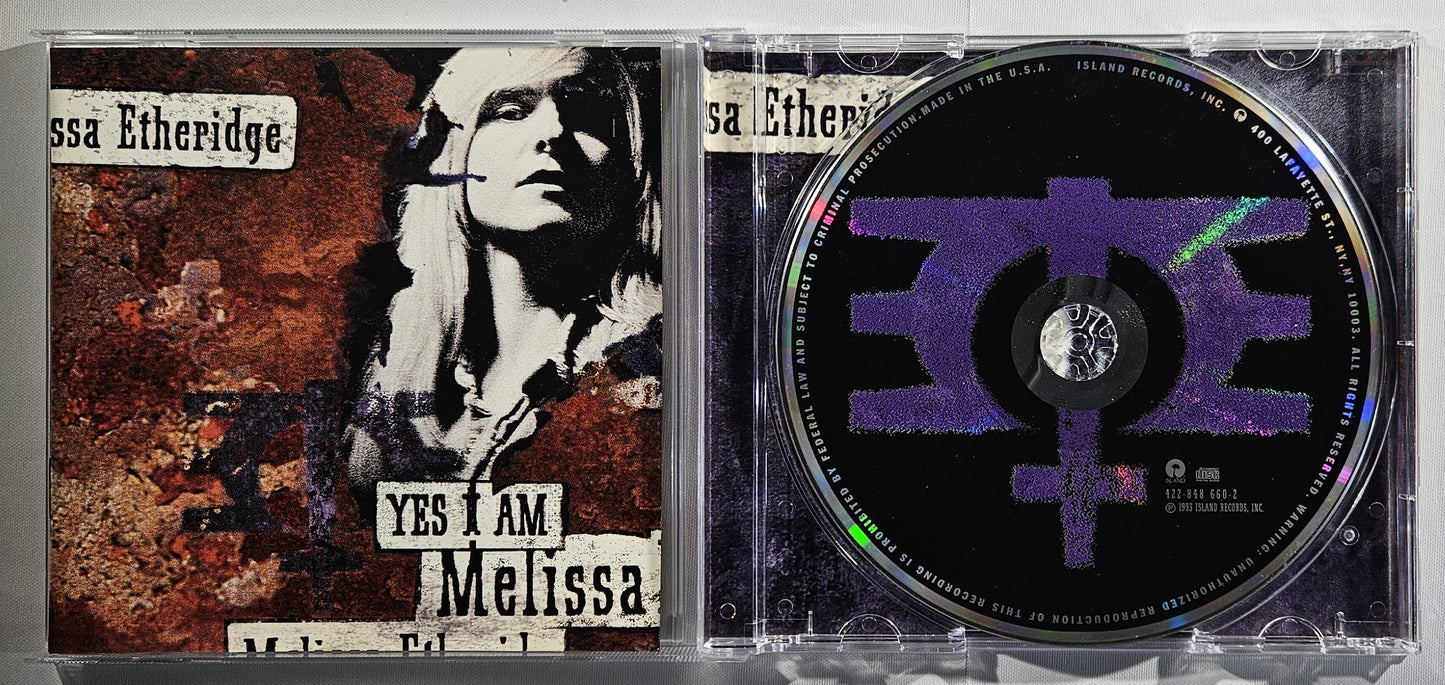 Melissa Etheridge - Yes I Am [1993 Used CD] [B]