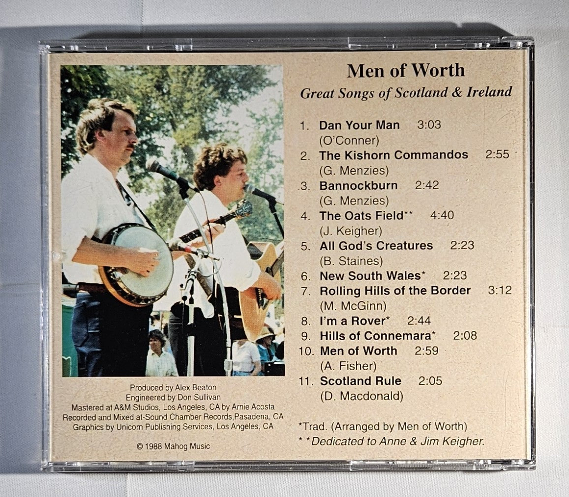 Men of Worth - Great Songs for Scotland & Ireland [1988 Used CD]