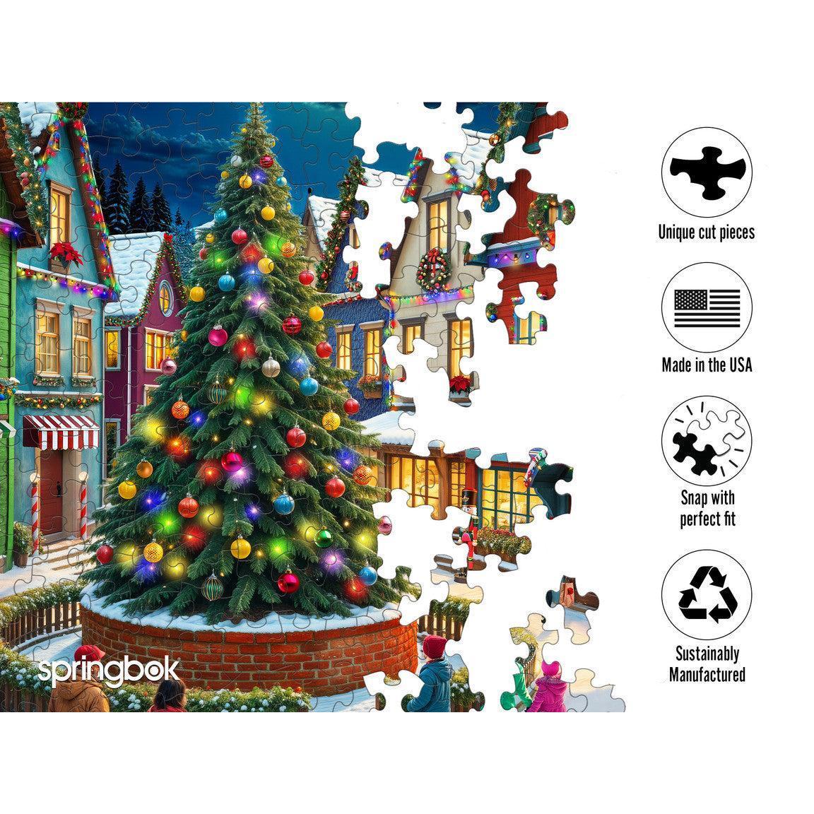 Merry Town Square 1000 Piece Jigsaw Puzzle Springbok