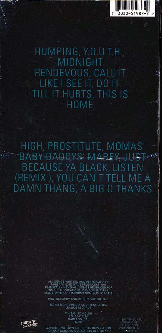 Mhisani - Call It Like I See It [1991 Longbox] [New CD]