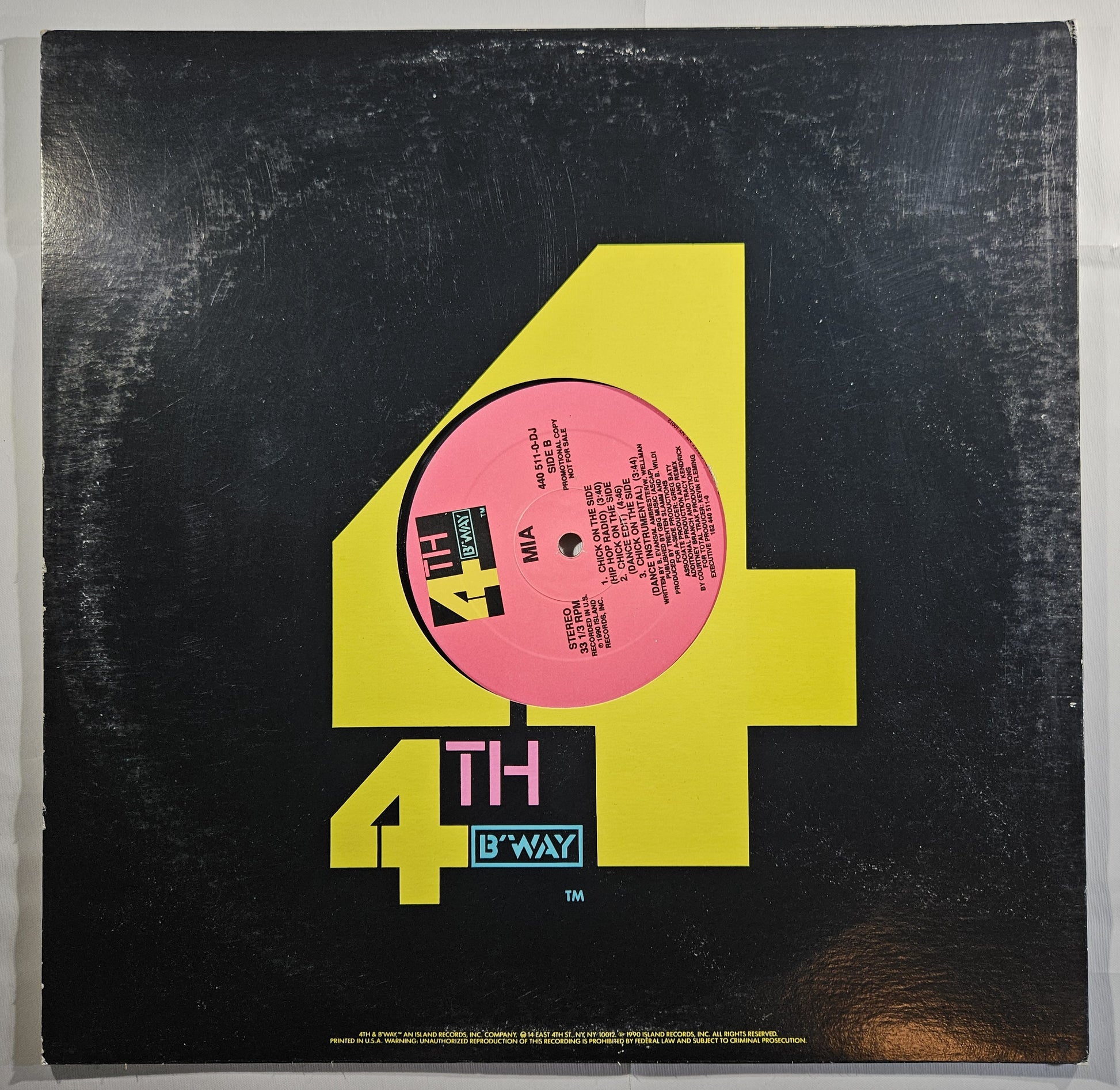 Mia - Chick on the Side [1990 Promo] [Used Vinyl Record 12" Single]