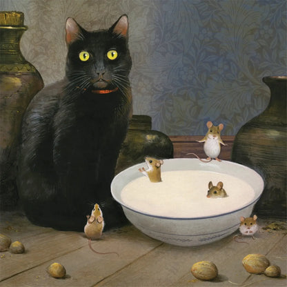 Mice will Play by Bill Mayer 500 Piece Jigsaw Puzzle NYPC