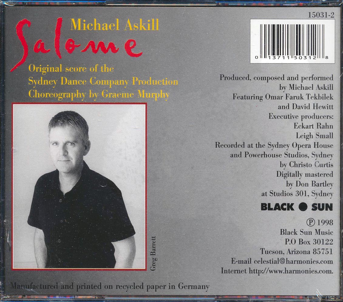 Michael Askill - Salome [1998 New CD]
