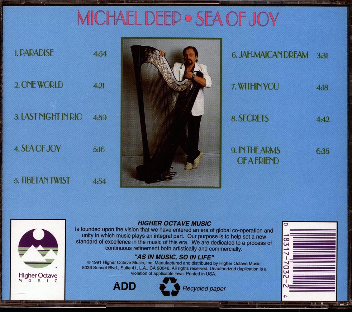 Michael Deep - Sea of Joy [1991 New CD]
