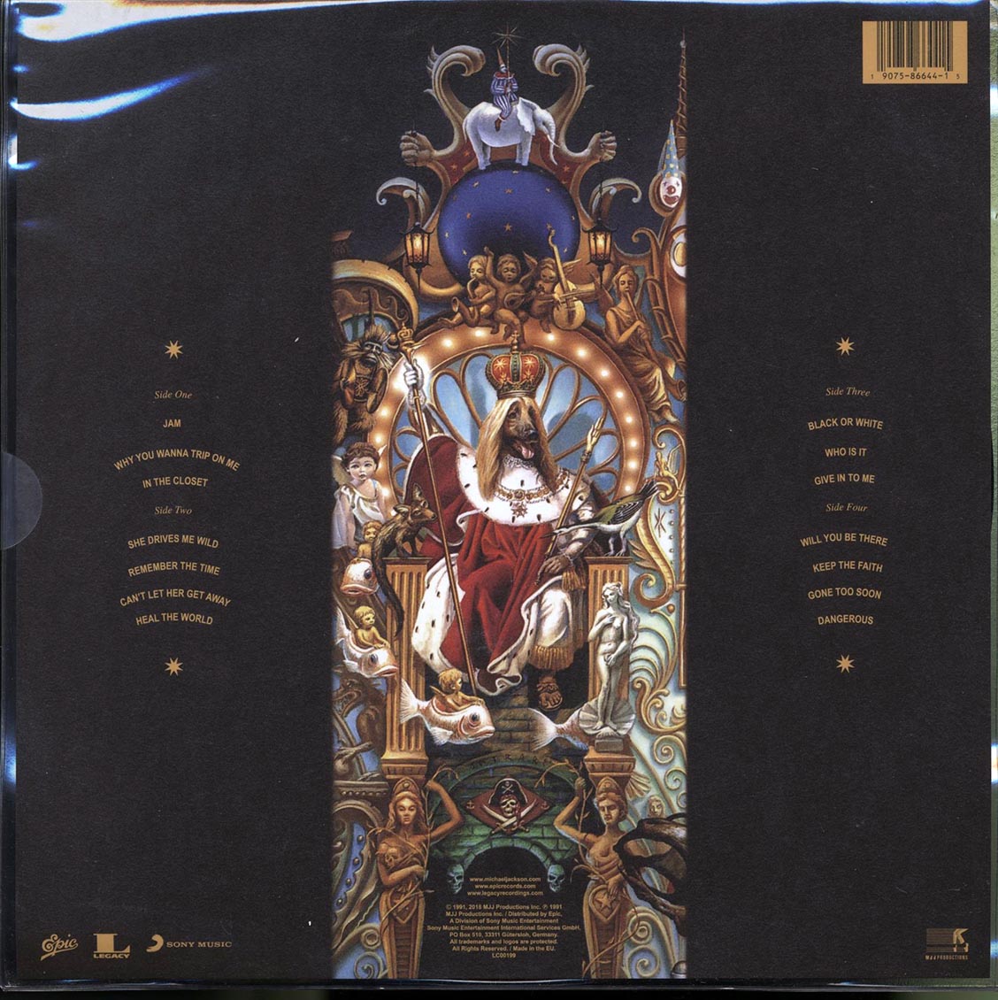 Michael Jackson - Dangerous [2018 Reissue Picture] [New Double Vinyl Record LP]