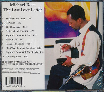 Michael Ross - The Last Love Letter [1995 New CD]