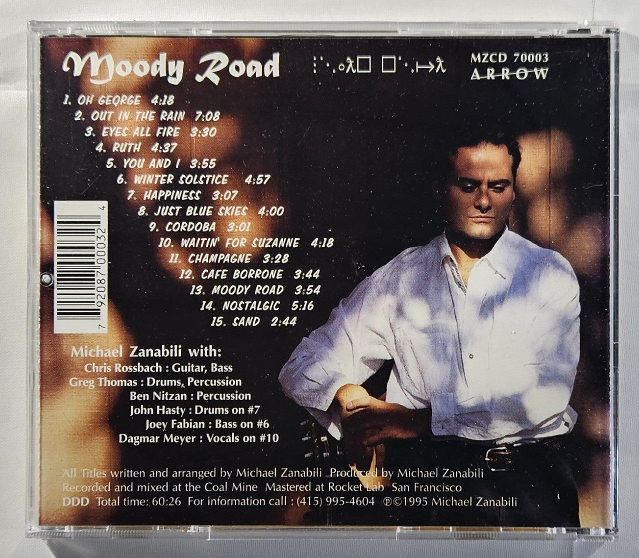 Michael Zanabili - Moody Road [1995 Used CD]