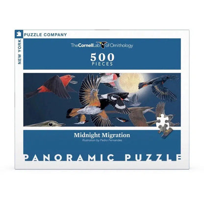 Midnight Migration 500 Piece Panoramic Jigsaw Puzzle NYPC