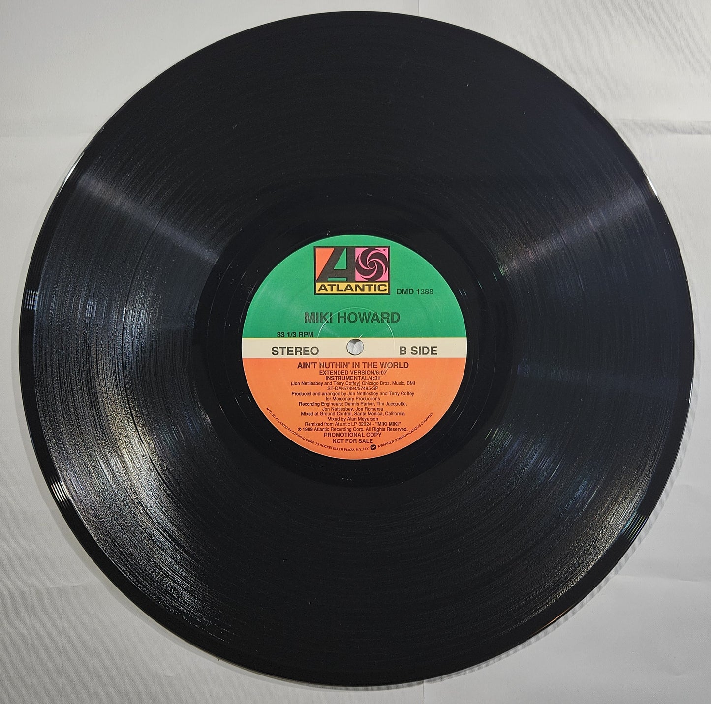 Miki Howard - Ain't Nuthin' in the World [1989 Promo] [Used Vinyl Record 12" Single]