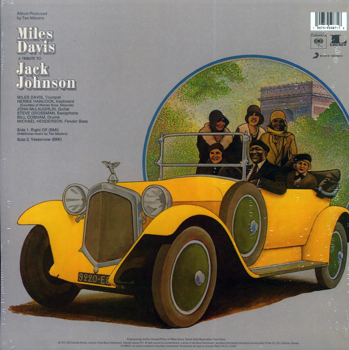 Miles Davis - A Tribute to Jack Johnson [2020 Reissue 180G] [New Vinyl Record LP]