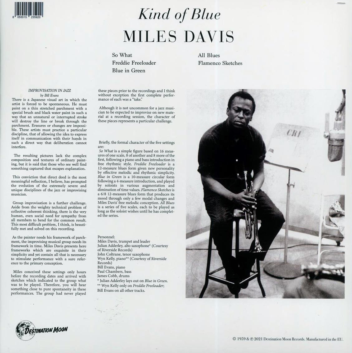 Miles Davis - Kind of Blue [2021 Reissue] [New Vinyl Record LP]