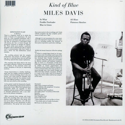 Miles Davis - Kind of Blue [2021 Reissue] [New Vinyl Record LP]
