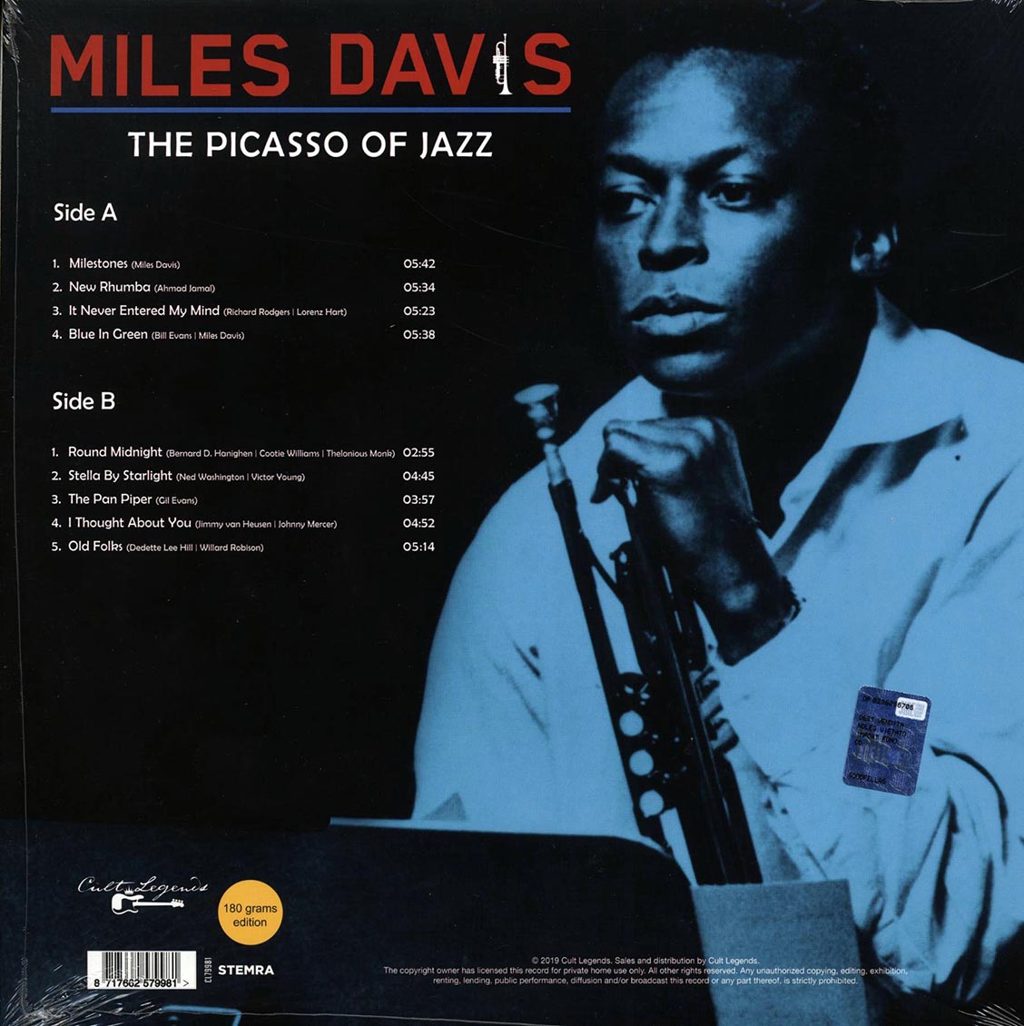 Miles Davis - The Picasso of Jazz [2019 Compilation 180G] [New Vinyl Record LP]