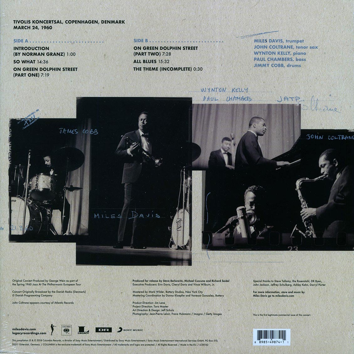 Miles Davis & John Coltrane - The Final Tour: Copenhagen, March 24, 1960  [2018 Reissue] [New Vinyl Record LP]