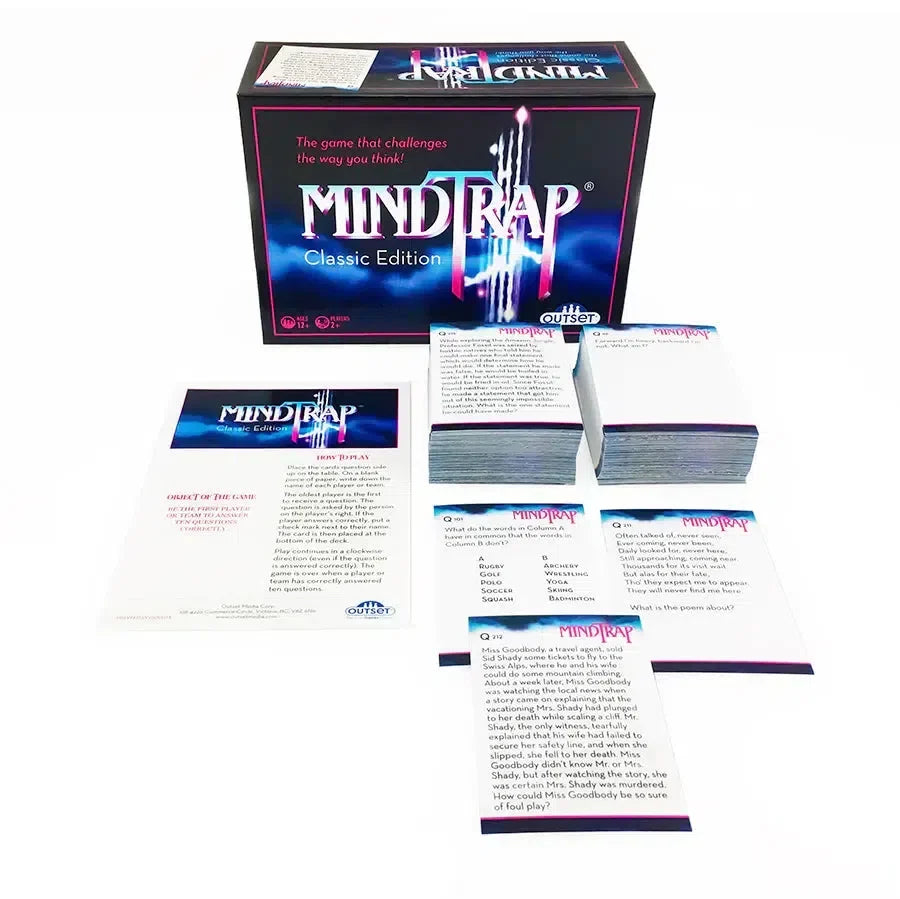 MindTrap: Classic Edition Card Game Outset