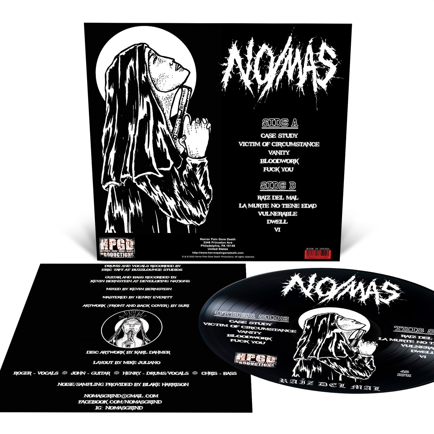 NO/MÁS - Raíz Del Mal LP (Picture Disc) LTD To 100 [New]
