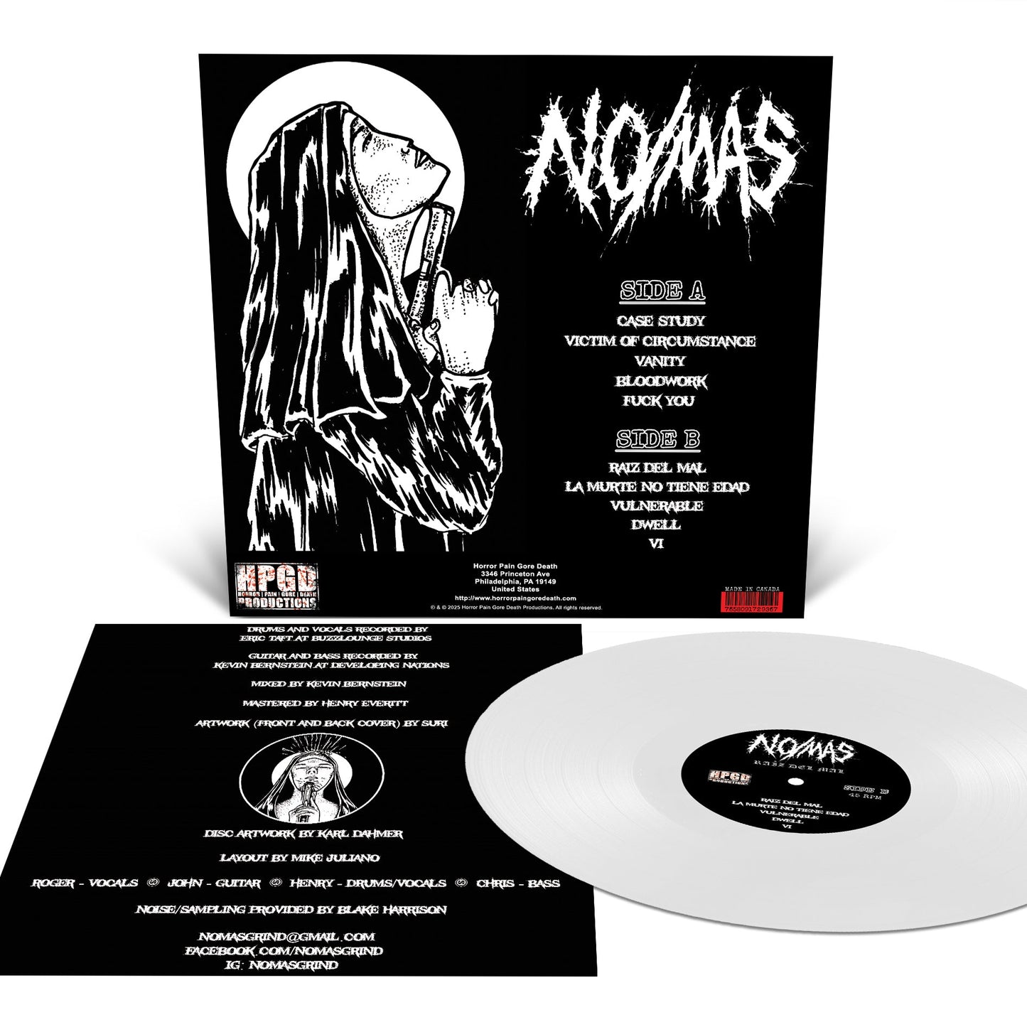 NO/MÁS - Raíz Del Mal LP (White) LTD To 100 [New]