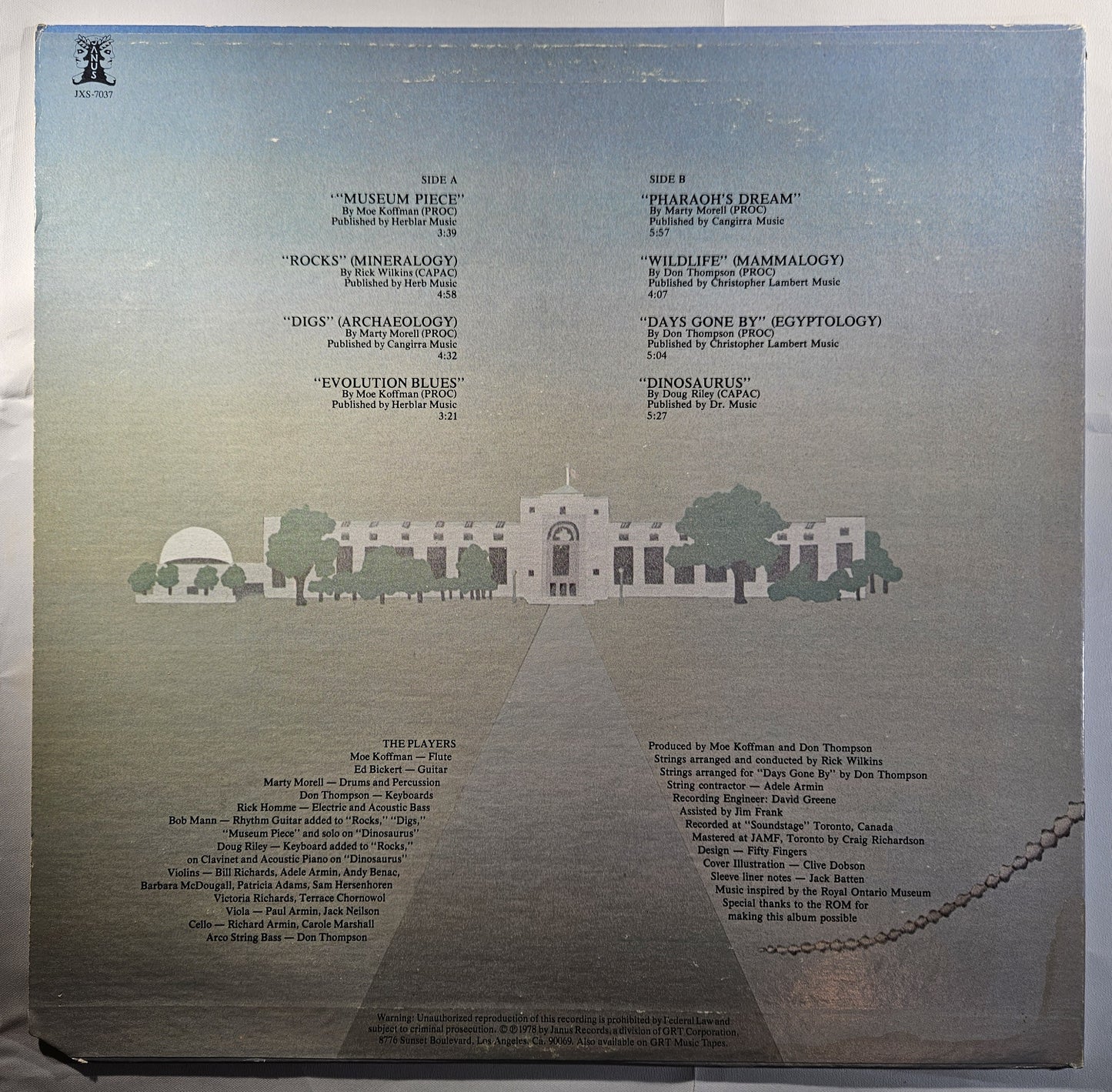 Moe Koffman - Museum Pieces [1978 Used Vinyl Record LP]