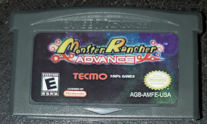 Monster Rancher Advance GBA Video Game Cartridge Game Boy Advance 2001