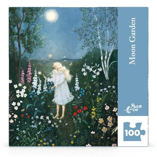 Moon Garden by Loré Pemberton 100 Piece Mini Jigsaw Puzzle NYPC