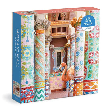 Mosaic Hall 500 Piece Jigsaw Puzzle Galison