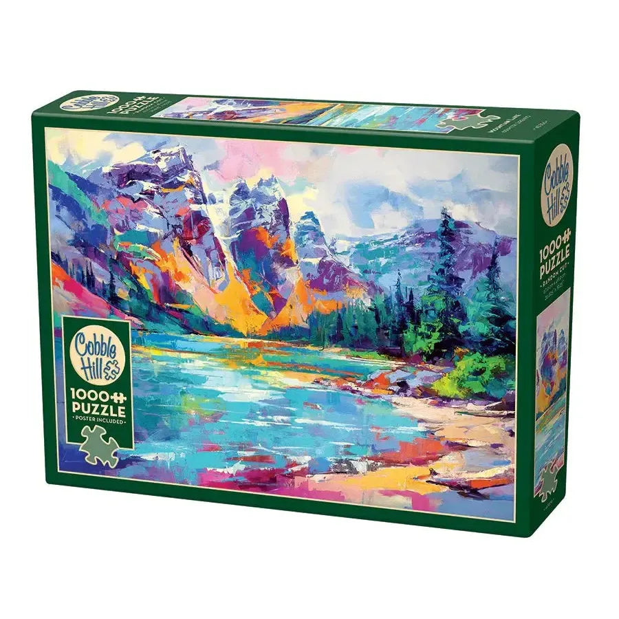 Mountain Lake 1000 Piece Jigsaw Puzzle Cobble Hill