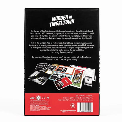 Murder in Tinseltown - Crime-Solving Detective Puzzle Game - Professor Puzzle