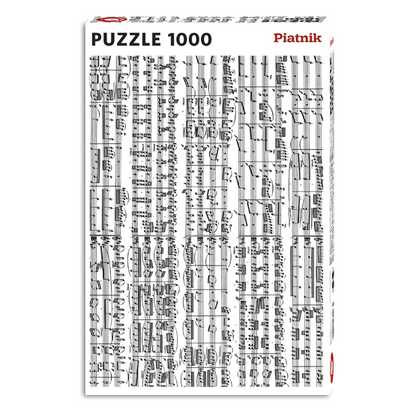 Musical Notes 1000 Piece Jigsaw Puzzle Piatnik