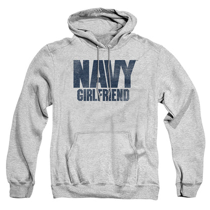 Navy Girlfriend Mens Hoodie Athletic Heather Officially Licensed