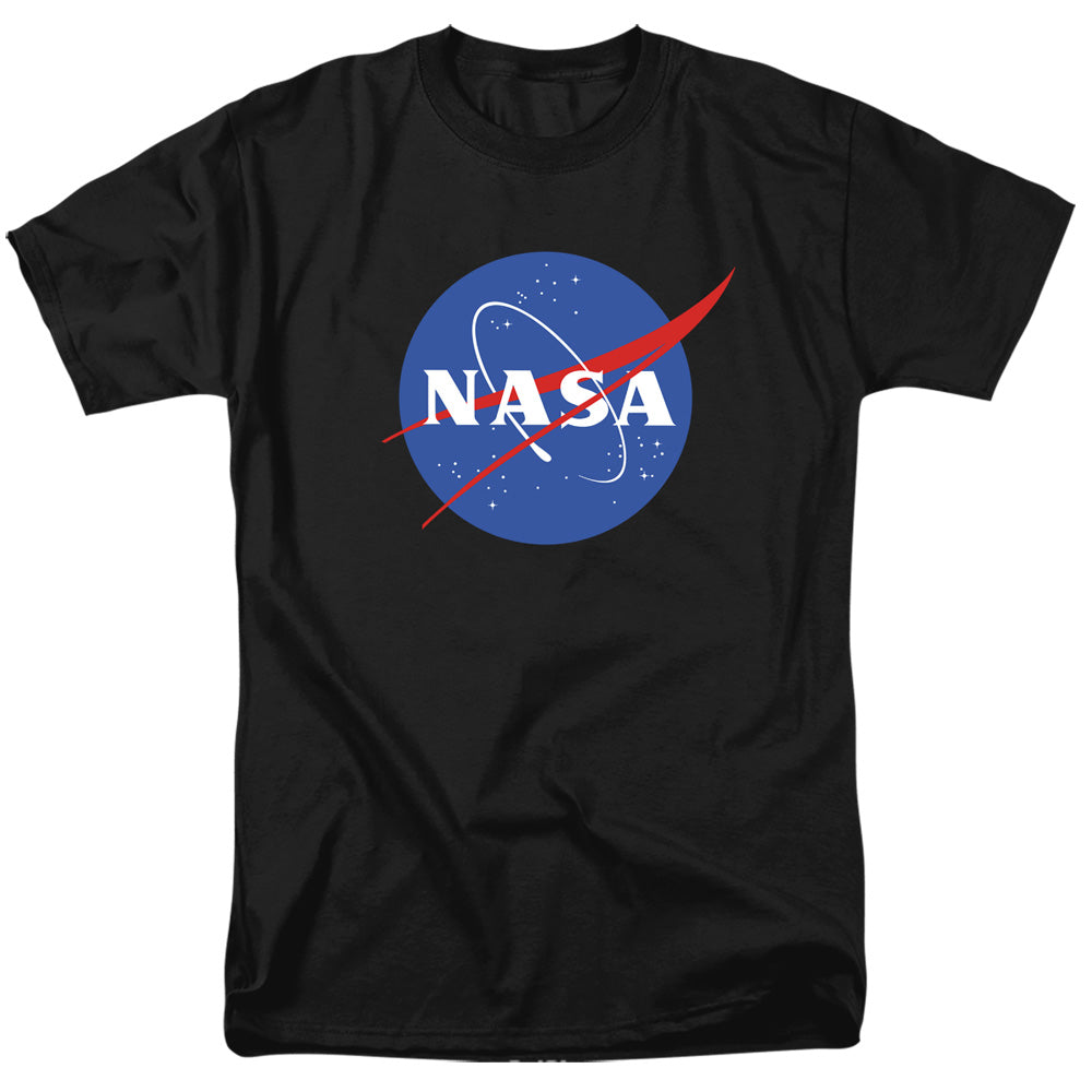 Nasa Meatball Logo Mens T Shirt Black Officially Licensed