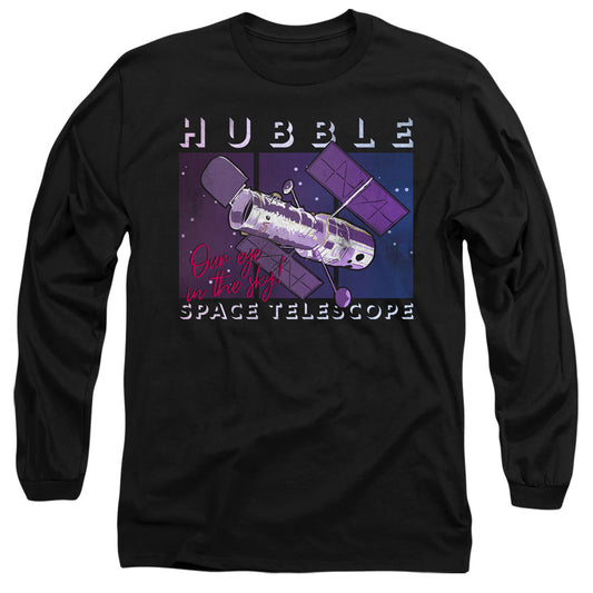 Nasa Eye In The Sky Mens Long Sleeve Shirt Black Officially Licensed
